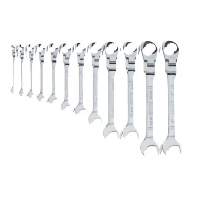 DWTDWMT19231 image(0) - DEWALT Ratcheting Wrench Set, SAE, Flexible, 12-Piece