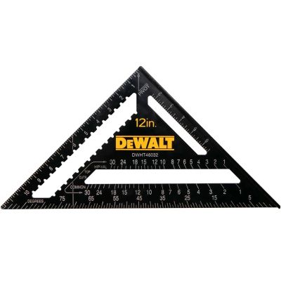 DWTDWHT46032 image(0) - DEWALT 30cm / 12" Premium Rafter Square