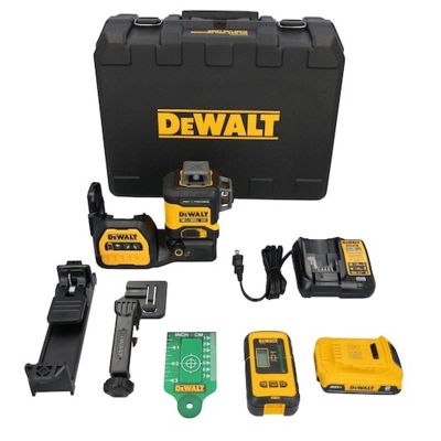 DWTDCLE34033D1 image(0) - DeWalt 20V MAX* XR&reg; 3 x 360 High Precision Green Laser