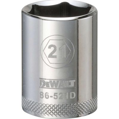 DWTDWMT86521OSP image(0) - DEWALT 001Pc 12Dr Socket-06Pt-21
