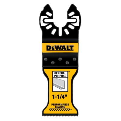 DWTDWA4209B image(0) - DEWALT 1-1/4 In Titanium Oscillating Tool Blade For Metal Cutting (10 Pack)