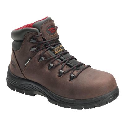 FSIA7228-10W image(0) - Avenger Framer Series - Men's High-Top Boot - Composite Toe - IC|EH|SR|PR - Brown/Black - Size: 10W
