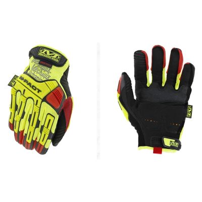 MECSMP-X91-008 image(0) - Mechanix Wear HI-VIZ M-PACT D4-360 GLOVE SMALL