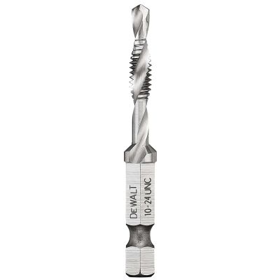DWTDWADTQTR1024 image(0) - DEWALT Impact Ready 10-24 Unc Drill Tap, 1/4" Capacity