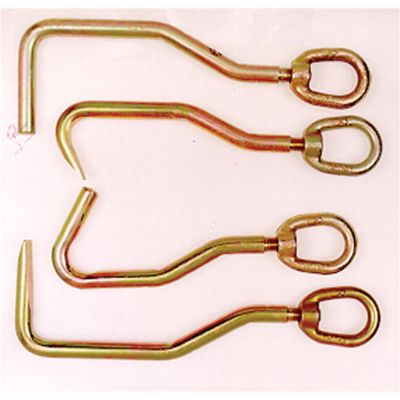 ALC77060 image(0) - ALC Keysco Sheet Metal Hooks 4pc Assortment