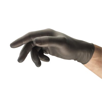 ASL93250070 image(0) - Ansell Ansell TouchNTuff 93-250 Grey Nitrile Exam Gloves with Ansell Grip, Powder-Free, 5mil, 9.5-Inch, Small (Pack of 100)