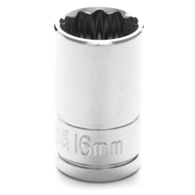 WLMW32816 image(0) - Wilmar Corp. / Performance Tool 1/2" Drive 16mm 12pt Socket