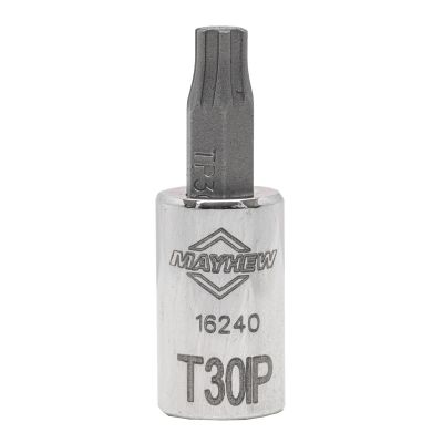 MAY16240 image(0) - Mayhew Mayhew T30IP Torx Plus® Short Insert Socket Bit, 1/4-Inch Drive