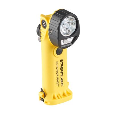 STL91839 image(0) - Streamlight Survivor Pivot USB Magnet - Includes 22" (55.88 Cm) USB Cord and Includes Battery Carrier - Yellow