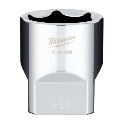 MLW45-34-2028 image(0) - Milwaukee Tool 1/2" Drive 28mm Socket