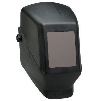 JCK14975 image(0) - Jackson Safety Welding Helmet - Passive - Polycarbonate/ABS Blend - 4.5" x 5.25" Viewing Area - Shade 10 - 370 Speed Dial Headgear - Black - HSL100 Series
