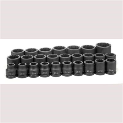 GRE8126M image(0) - Grey Pneumatic 3/4" Dr. 26 Piece Metric Master Set - 12 Point
