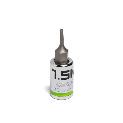 GETGEASMH15RPT image(0) - Grip Edge Tools 1.5mm 1/4" Dr Short RPT Hex Bit Socket