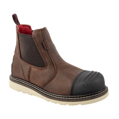 FSIA7505-17W image(0) - Avenger Work Boots Wedge - Men's Boots - Carbon Nano-Fiber Toe - IC|EH|SR - Brown/Black/Tan -Size: 17 - E - (Wide)