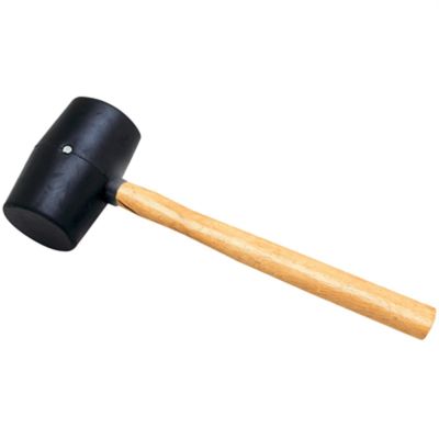 WLMW1146 image(0) - Wilmar Corp. / Performance Tool 32 oz. Rubber Mallet Wood Handle