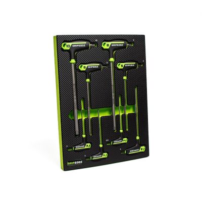 GETPHM8S image(0) - Grip Edge Tools 8-PC RPT Metric Hex T-Handle set (Long)