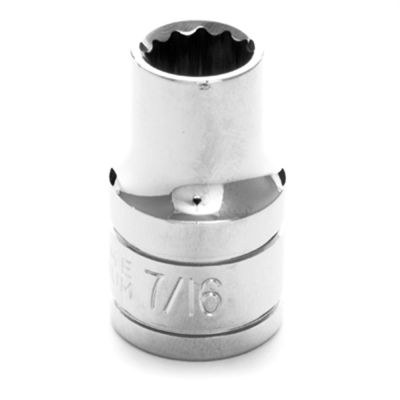 WLMW32514 image(0) - Wilmar Corp. / Performance Tool 1/2" Drive 7/16" 12pt Socket