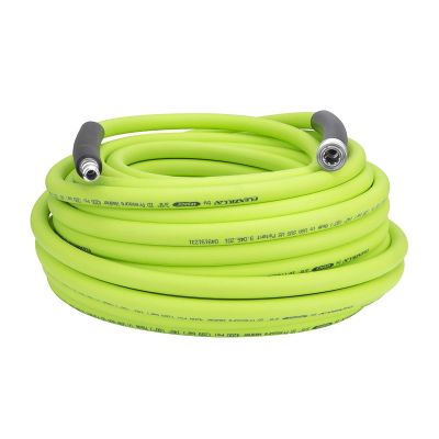 LEGHFZPW426100Q image(0) - Legacy Manufacturing Flexzilla Pressure Washer Hose, 3/8" x 100�, 4200PSI, Integrated Quick Connect Fittings, ZillaGreen