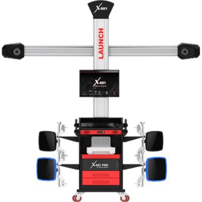 LAUX-881PRO image(0) - Launch Tech USA X-881 PRO Professional Mobile 3D Wheel Aligner (US)