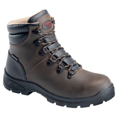 FSIA8625-7.5W image(0) - Avenger Builder Series - Men's Boots - Soft Toe - EH|SR - Brown/Black - Size: 7.5W