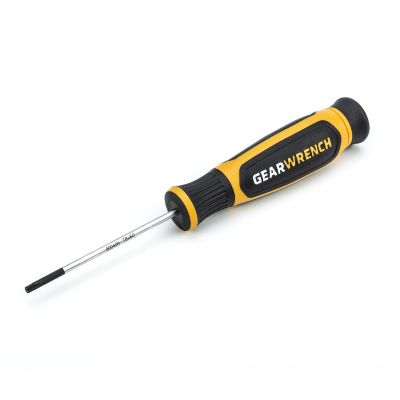 KDT80040H image(0) - GearWrench T8 x 60mm Mini Torx Dual Material Screwdriver