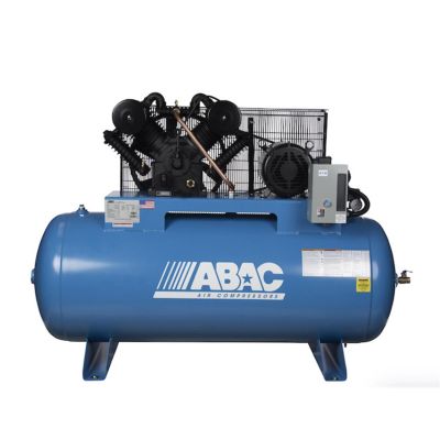 ABAABC10-23120H image(0) - Quincy Compressors ABAC 10 HP Air Compressor 120 Gallon Horizontal 175 PSI 230/3/60 32 CFM C2 Pump