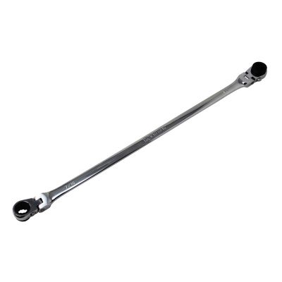 KTIXDRF71612 image(0) - K Tool International Wrench Double Box Ratcheting Reversible 7/16 Inch x 1/2 Inch Universal Spline 90 Tooth