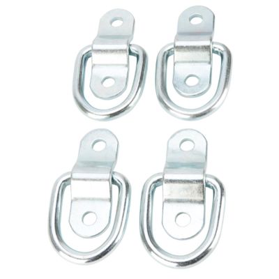 WLMW1882 image(0) - Wilmar Corp. / Performance Tool 4 pk. Flip Ring Anchors, 400 lb.
