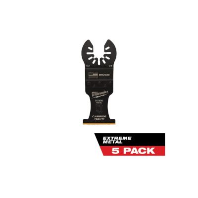 MLW49-25-1505 image(0) - Milwaukee OPEN-LOK 1-3/8" TITANIUM ENHANCED CARBIDE TEETH METAL BLADE 5PK
