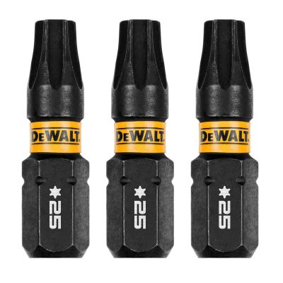 DWTDWAF1TX25IR3 image(0) - DEWALT 1In Torx T25 Flextorq 3Pk
