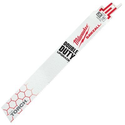 MLW48-00-8713 image(0) - Milwaukee Tool 9" 10 TPI The Torch SAWZALL Blades (25 Pk)