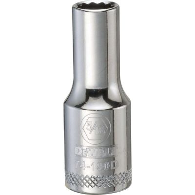 DWTDWMT74190OSP image(0) - DEWALT 001Pc 38Dr Deep Socket-12Pt-5/16