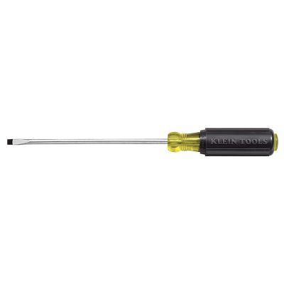 KLE608-4 image(0) - Klein Tools Screwdriver Mini Cushion-Grip 1/8" Cabinet Tip x 4"