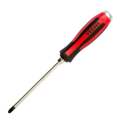 VES930P2100 image(0) - Vessel Tools No.930 MEGADORA Tang-Thru Screwdriver PH2x100