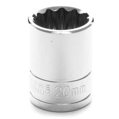 WLMW32820 image(0) - Wilmar Corp. / Performance Tool 1/2" Drive 20mm 12pt Socket