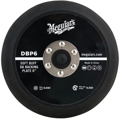 MEGDBP6 image(0) - Meguiar's Automotive DBP6 Soft Buff DA Backing Plate, 6 in.