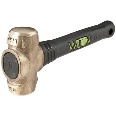 WIL90212 image(0) - Wilton 2 -1/2 Lb Head, 12" B.A.S.H Brass Hammer