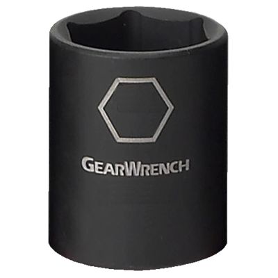 KDT84528N image(0) - GearWrench 1/2 Inch Drive 6 Point Standard Impact Metric Socket 16mm
