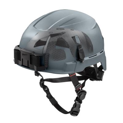 MLW48-73-1379 image(0) - Milwaukee Tool BOLT Gray Safety Helmet with IMPACT ARMOR Liner (USA) - Type 2, Class E