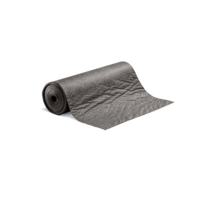 NPGMAT283 image(0) - New Pig Heavy-weight Universal  Absorbent Mat Roll with Poly Backing - 31 Inch x 75 Feet