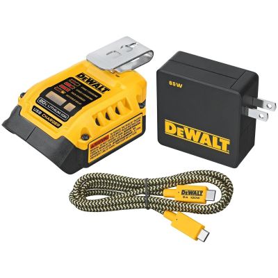 DWTDCB094K image(0) - DeWalt 20V MAX*/FLEXVOLT 5 amp USB Charging Kit