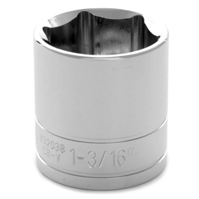 WLMW32038 image(0) - Wilmar Corp. / Performance Tool 1/2" Drive 1-3/16" 6pt Socket