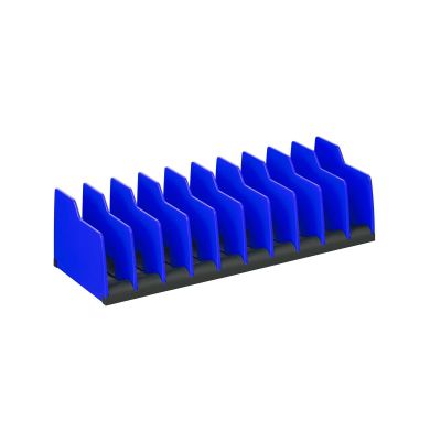 ERN5503 image(0) - Ernst Mfg. No-Slip 10 Tool Plier Organizer - Blue