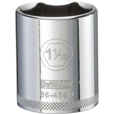 DWTDWMT86456OSP image(0) - DEWALT 001Pc 12Dr Socket-06Pt-1-1/16