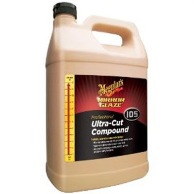 MEGM10501 image(0) - Meguiar's Automotive M105 Mirror Glaze Ultra-Cut Compound, 1 Gallon