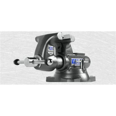 WIL28841 image(0) - Wilton 1755XC - Tradesman XC 5-1/2&rdquo; Xtreme Condition Round Channel Vise with Swivel Base