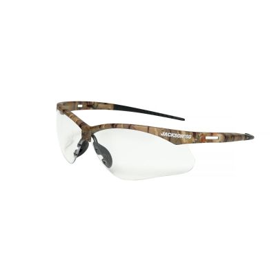 SRW50012 image(0) - Jackson Safety Safety Glasses - SG Series - Clear Lens - Camo Frame - STA-CLEAR Anti-Fog - Indoor