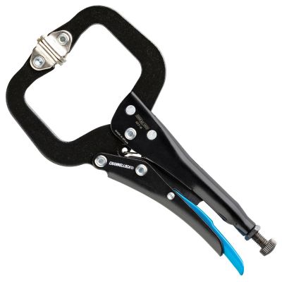 CHA107-12 image(0) - Channellock 107-12 12 Inch C-Clamp Locking Pliers w/ Swivel Pads