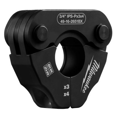 MLW49-16-2651BX image(0) - Milwaukee Tool 3/4 Inch IPS-P Pivoting Press Ring for M18 & M12 FORCE LOGIC Press Tools