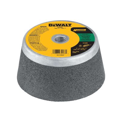DWTDW4961 image(0) - DEWALT Concrete Grinding Wheel, Steel Backed Cup, 4-Inch